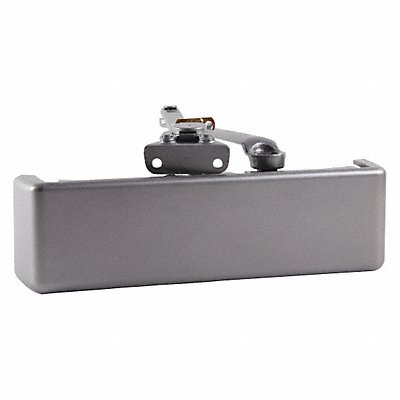 LCN 4011FLLHAL Surface Closer Slvr 12-1/8 in L LH