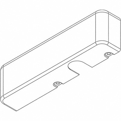 LCN 402072LHAL Standard Cover Alum 12-1/4 in L LH