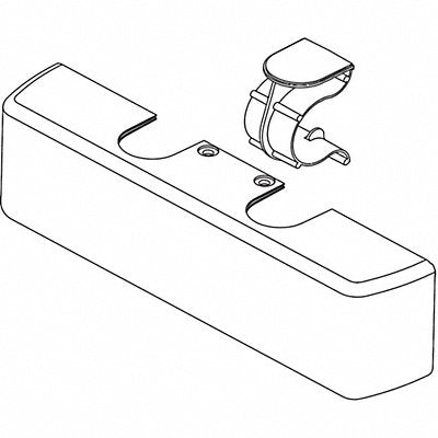 LCN 4040SE72AL Standard Cover Slvr 12-1/4 in L