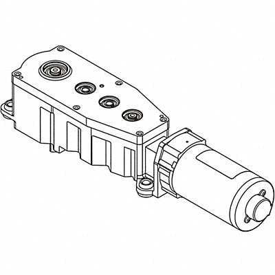 LCN 95503454RH Motor Gear Box Alum 16-1/2 in L RH
