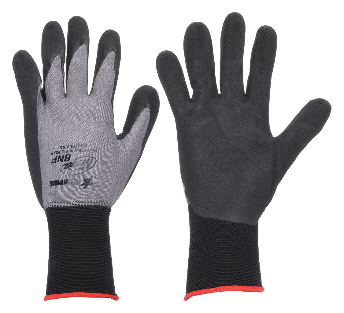 MCR SAFETY N96790XXL Coated Gloves Nylon 2XL PR