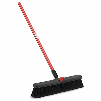 LIBMAN 800 Broom w/Handle and Locking Nut 18 Block