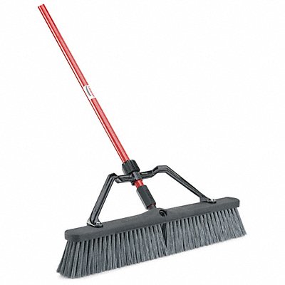 LIBMAN 825003 Broom w/Handle and Brace 24 Block