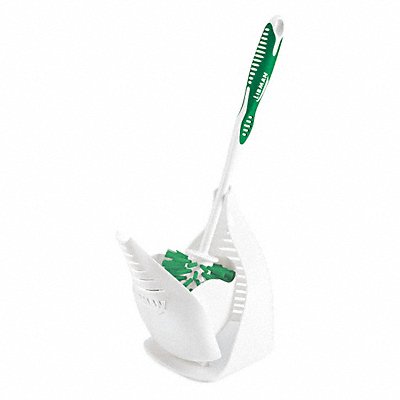 LIBMAN 40 Toilet Brush/Caddy 14.5 L Green/Whte EA1