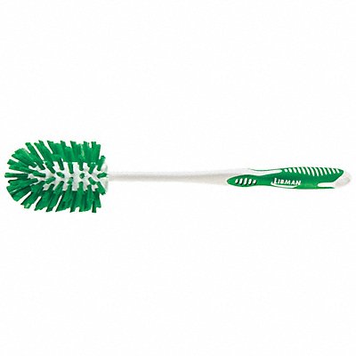 LIBMAN 22 Toilet Brush 14 in L Green/White