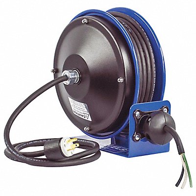 COXREELS PC103012X Cord Reel 30ft 12 AWG Bare 120VAC
