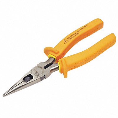 IDEAL 359038 Long Nose Plier 8-3/4 L Serrated