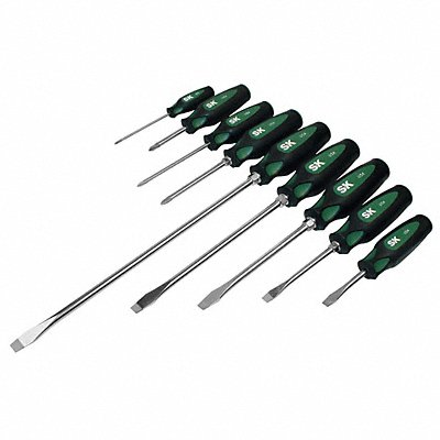 SK PROFESSIONAL TOOLS 86007 Screwdriver Set Slotted/Phillips 9 Pc