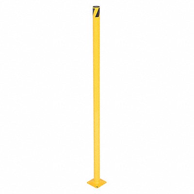VESTIL BOL482 Steel Pipe Safety Bollard - Yellow