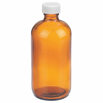 WHEATON W216862 Bottle 136 mm H Amber 60 mm Dia PK108