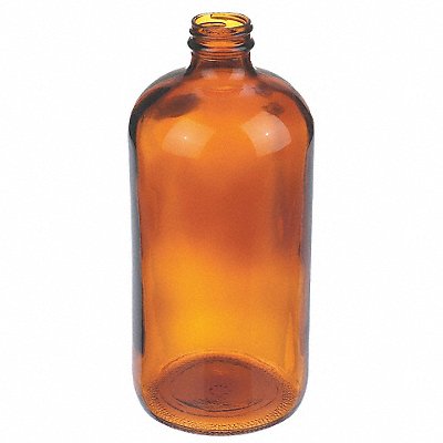 WHEATON W216870 Bottle 206 mm H Amber 94 mm Dia PK30