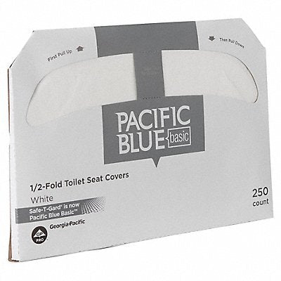 GEORGIA-PACIFIC 47046 Toilet Seat Cover Half Fold 47046 PK5000
