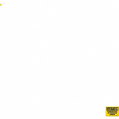 CONDOR 470F26 Safety Sign 10 inx14 in Polyethylene