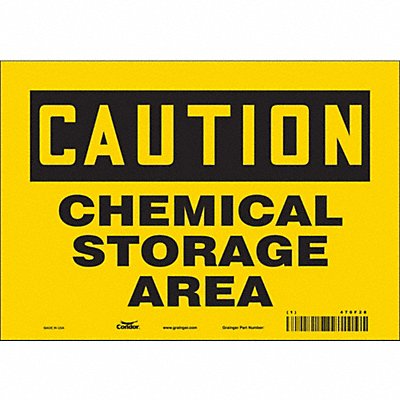 CONDOR 470F28 Safety Sign 7 inx10 in Vinyl