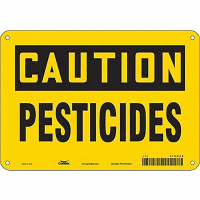 CONDOR 470N99 Safety Sign 7 inx10 in Vinyl