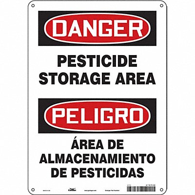 CONDOR 470P26 Safety Sign 14 inx10 in Vinyl