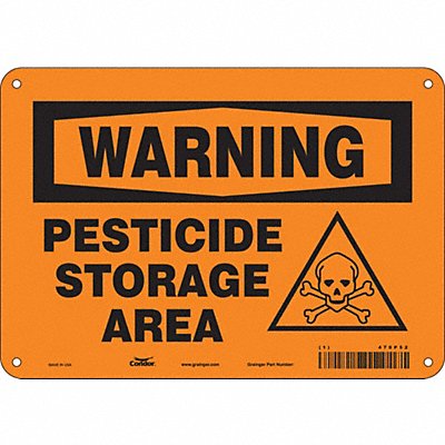 CONDOR 470P52 Safety Sign 7 inx10 in Vinyl