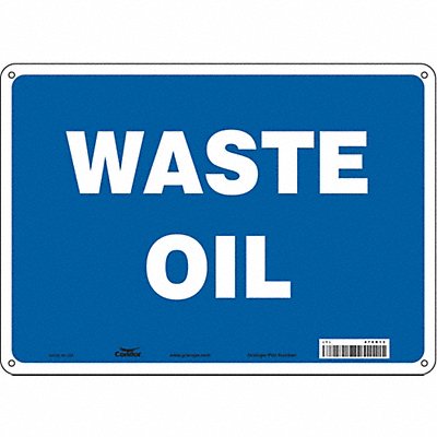 CONDOR 470R13 J8138 Safety Sign 10 inx14 in Aluminum