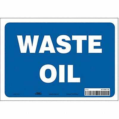 CONDOR 470R16 J8138 Safety Sign 7 inx10 in Vinyl