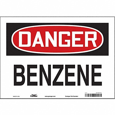 CONDOR 470T21 Safety Sign 10 in x 14 in Vinyl