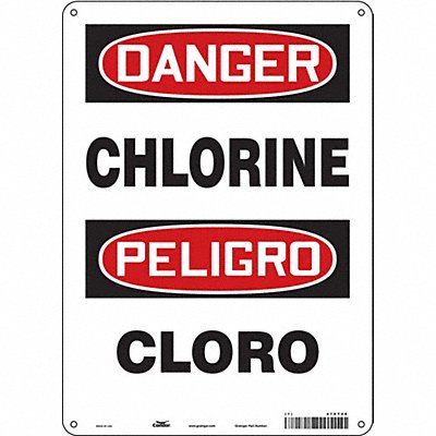 CONDOR 470T46 Safety Sign 14 inx10 in Aluminum