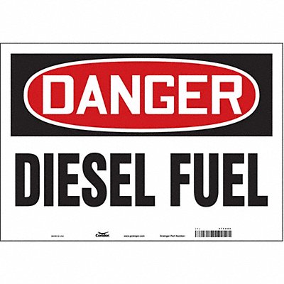 CONDOR 470U04 J6920 Safety Sign 14 inx20 in Vinyl