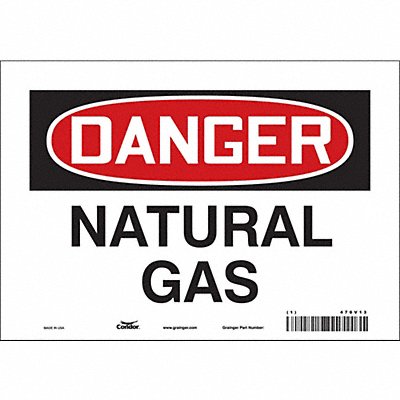 CONDOR 470V13 Safety Sign 7 inx10 in Vinyl