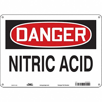 CONDOR 470V22 Safety Sign 10 in x 14 in Aluminum