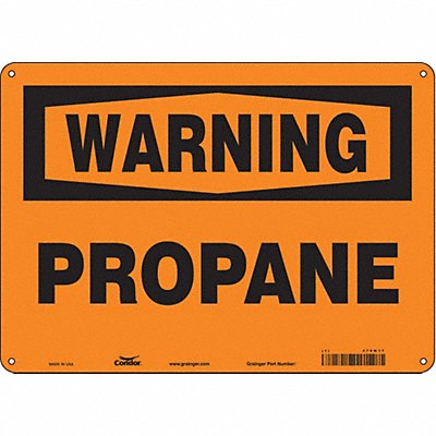 CONDOR 470W17 Safety Sign 10 in x 14 in Aluminum