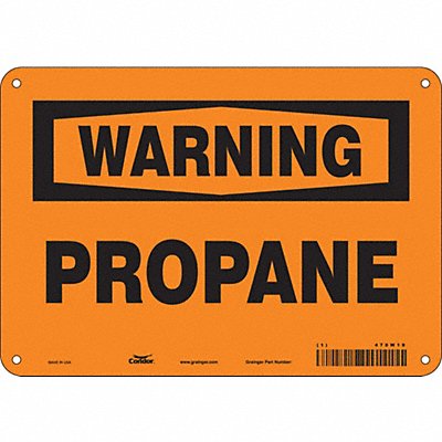 CONDOR 470W19 Safety Sign 7 inx10 in Polyethylene
