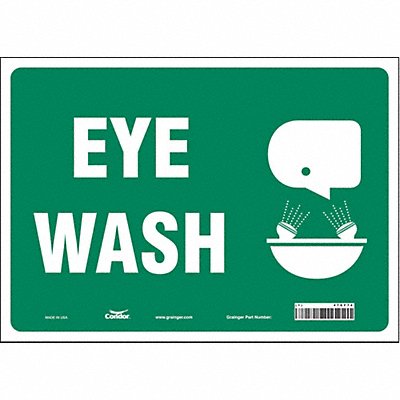 CONDOR 470Y74 Safety Sign 10 in x 14 in Vinyl