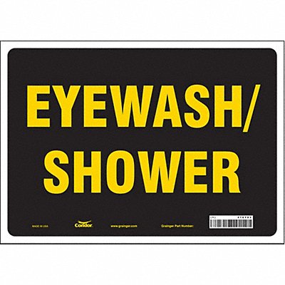 CONDOR 470Y93 Safety Sign 10 in x 14 in Vinyl