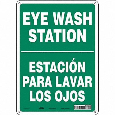 CONDOR 470Z54 Safety Sign 14 in x 10 in Aluminum