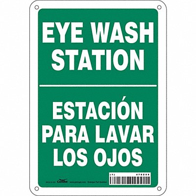 CONDOR 470Z55 Safety Sign 10 in x 7 in Polyethylene