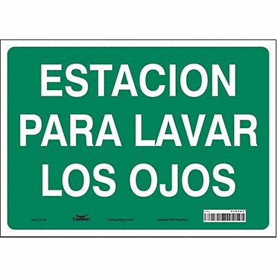 CONDOR 470Z64 Safety Sign 10 in x 14 in Vinyl