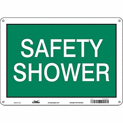 CONDOR 470Z81 Safety Sign 10 in x 14 in Aluminum