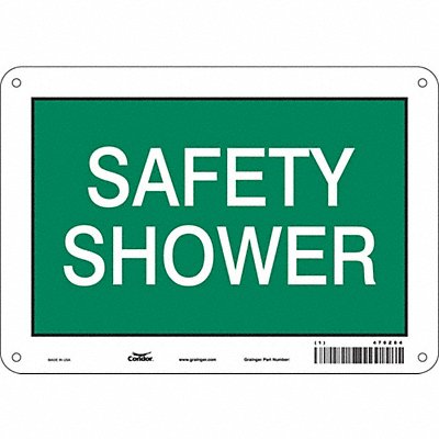 CONDOR 470Z84 Safety Sign 7 in x 10 in Polyethylene
