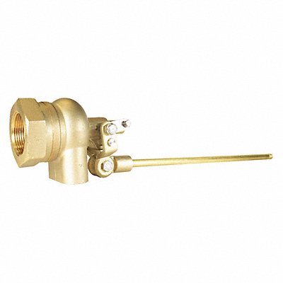 GRAINGER R605T27 Float Valve Brass 2 Pipe Mount Angle