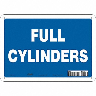 CONDOR 471L87 Safety Sign 7 inx10 in Polyethylene