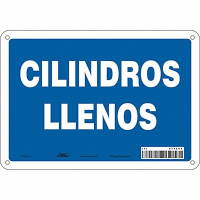 CONDOR 471L94 Safety Sign 7 inx10 in Polyethylene