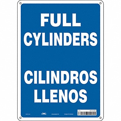 CONDOR 471L99 Safety Sign 14 inx10 in Aluminum