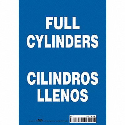 CONDOR 471M06 Safety Sign 10 in x 7 in Vinyl