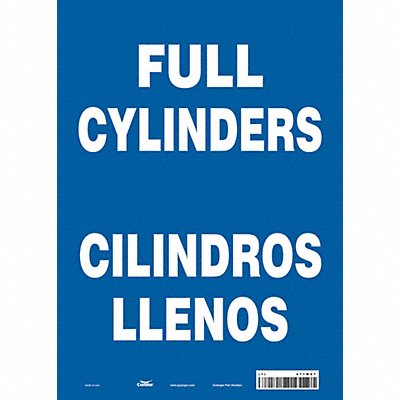 CONDOR 471M07 Safety Sign 14 inx10 in Vinyl
