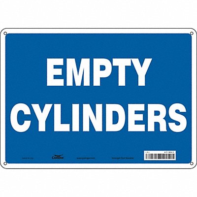 CONDOR 471M21 Safety Sign 10 inx14 in Polyethylene