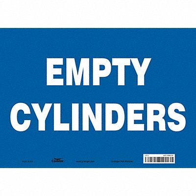 CONDOR 471M23 Safety Sign 10 inx14 in Vinyl