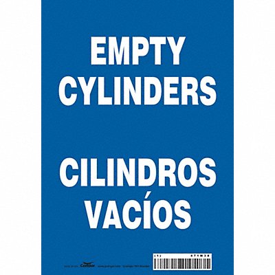 CONDOR 471M38 J8583 Safety Sign 10 in x 7 in Vinyl