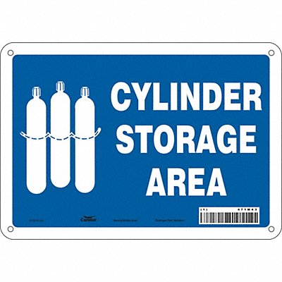 CONDOR 471M43 Safety Sign 7 inx10 in Polyethylene