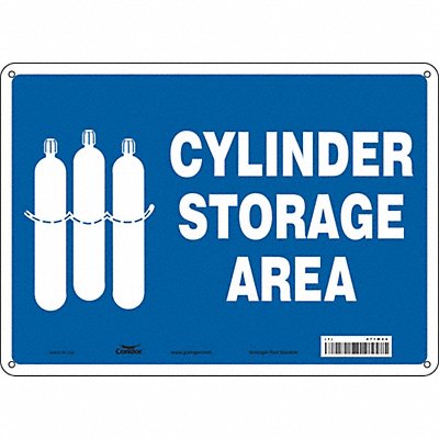 CONDOR 471M44 Safety Sign 10 inx14 in Polyethylene