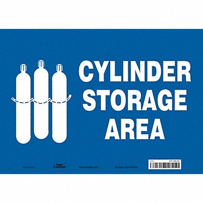 CONDOR 471M46 Safety Sign 10 in x 14 in Vinyl