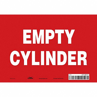 CONDOR 471M57 Safety Sign 7 inx10 in Vinyl